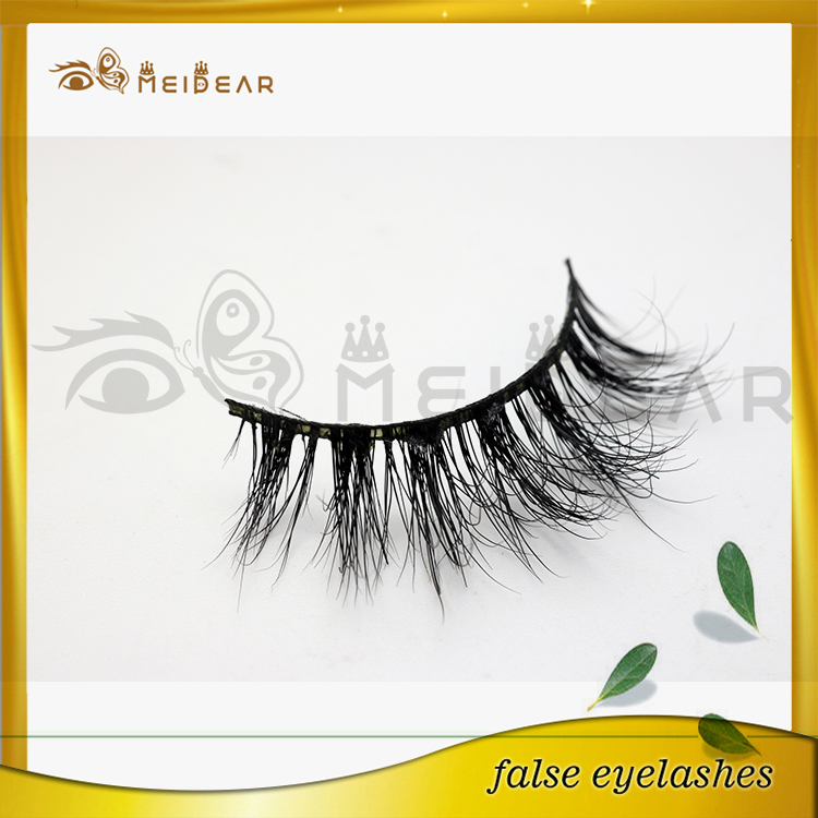 100% handmade glossy volume mink eyelashes